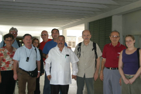 Group at the hospital
